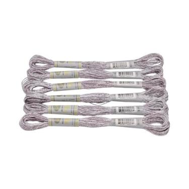 Imagem de Fio De Bordado Metálico De Alto Brilho Com Efeito De Luz, Conjunto De 