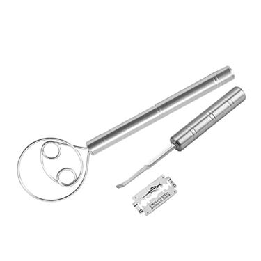 Imagem de Lame de Pão e Batedor Massa Dinamarquês Conjunto Ferramentas Liquidificador Aço Inoxidável Manual para Bolo Panificação Sobremesa Fermento Pizza Essen