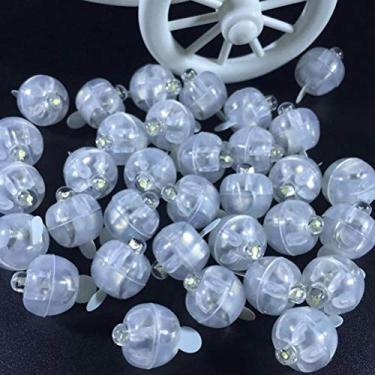 Imagem de Aramox Luzes de Balão Led, Mini Luzes Esféricas para Lanternas de Balões Casamento Acampamento Com Bateria para Decorações de Festa Ao Ar Livre Indoor (cor)