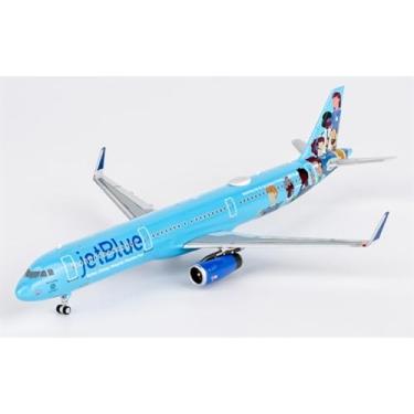 Imagem de ACE HOBBY for NG Models for JetBlue Airways for Airbus A321-200/w N970JB Blueunity 1:400 Airplane Pre-Built Model