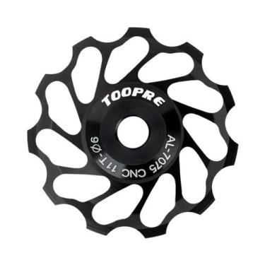 Imagem de Roda Guia De Derailleur Traseiro De Bicicleta Em Liga De Alumínio Leve