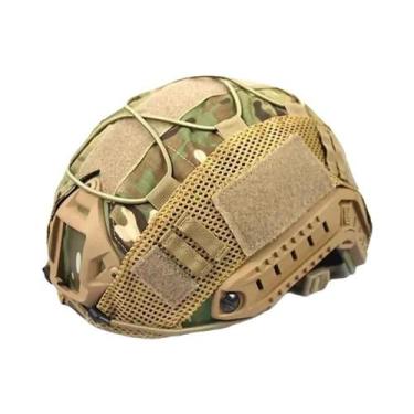 Imagem de Capa Tática Multi-Camuflagem Para Capacete Fast, Equipamento Militar P