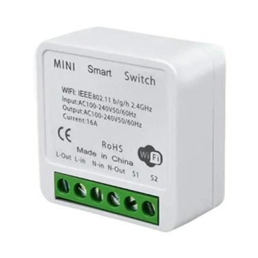 Imagem de Interruptor Inteligente WiFi 16A 20A Com Receptor 433Mhz, Controle Rem