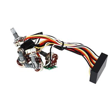 Imagem de KIMISS Equalizador EQ de Circuito de Pré-Amplificador de Baixo Elétrico para Baixistas - Melhora a Qualidade do Som Com Amplificador de Plástico e Metal Pré-fiado