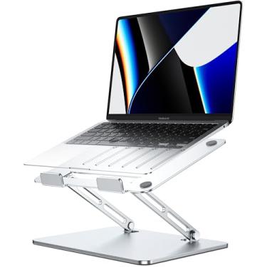 Imagem de LOXP Suporte ajustável para laptop, suporte ergonômico para mesa, suporte de alumínio ventilado para laptop compatível com MacBook Pro Air, Dell de 10 a 15,6 polegadas, todos os laptops