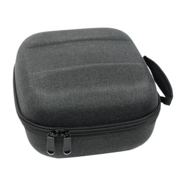 Imagem de menolana Estojo rígido de transporte em EVA preto, portátil, para presentes, com fecho duplo de zíper, multifuncional, para aeromodelos.