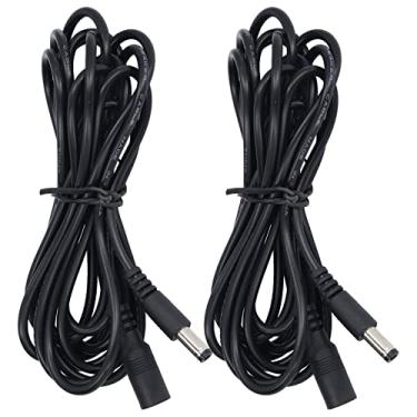 Imagem de Luqeeg Cabo de Extensão de Luz Solar LED Cabo de Conexão DC Durável para Monitoramento de Energia 12V 24V Universal 2 Unidades