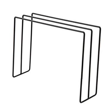 Imagem de aqxreight Bancada de Cozinha Pano de Prato Rack de Secagem Pano de Prato de Ferro Suporte de Toalha de Independente Cabide de Armazenamento de Trapos Pretos para Toalhas Estável Não Suporte de (Preto)