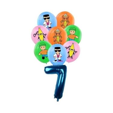 Imagem de Balões De Festa Infantil Stumble Guys, Suprimentos Para Aniversário, B