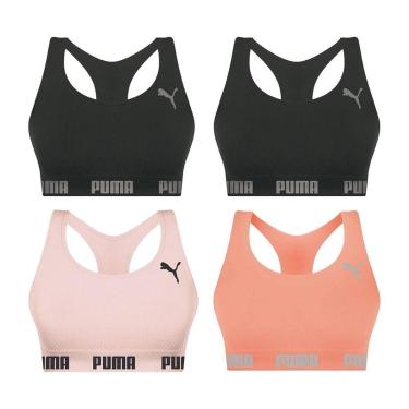 Imagem de Kit 4 Tops Puma Nadador Sem Costura Feminino-Feminino