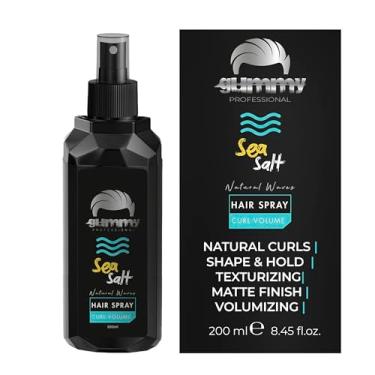 Imagem de Gummy Spray de cabelo profissional Curl & Sea Salt – Spray texturizante para ondas naturais, volume adicionado, lift e textura fosca – Estilo leve para homens e mulheres com creatina – 250 ml