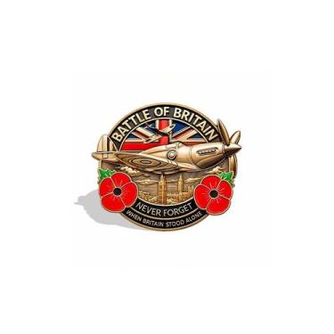 Imagem de Broche Pin Comemorativo da Batalha da Grã-Bretanha Alloy Lapel Pi - Yi