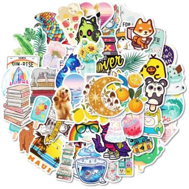 Imagem de Pacote de adesivos Cute and Creative Love, 50 unidades de vinil imperm