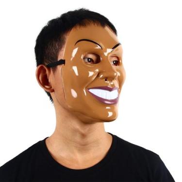 Imagem de Máscara de fantasia de cosplay Halloween Horror Purgess Smiley Pl - yi