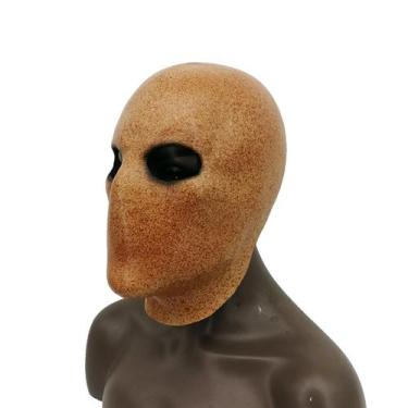 Imagem de Máscara de cosplay, máscara masculina sem rosto, terror de Halloween, 