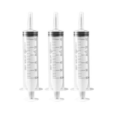 Imagem de Seringa Estéril De 60ml Para Hidroponia, Enchimento De Cola, Irrigação