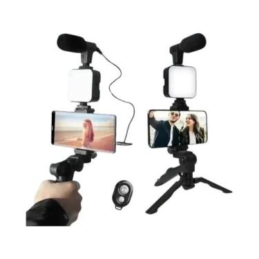 Imagem de Kit De Transmissão Ao Vivo Para Smartphone Com Luz LED, Suporte De Mes