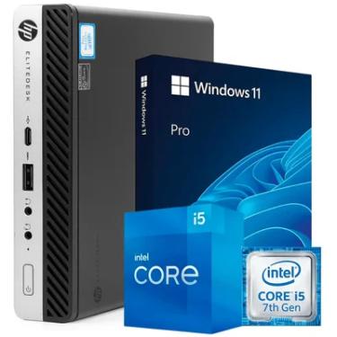 Imagem de Minipc Hp Elitedesk G3 i5 Setima Geracao 16gb-DDR4 M2-256 Gb Wifi Win11