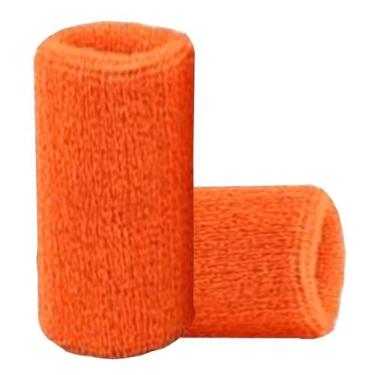 Imagem de Munhequeira Toalha Grande 15 cm Algodão 2 Unidades - Estilo Boleiro, L