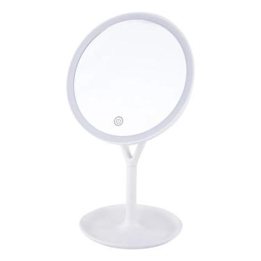 Imagem de Espelho Maquiagem Bancada Led Branco 34X21 Cm - Aemaxx