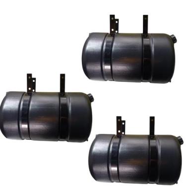 Imagem de Kit 2 Reservatorio Barrica Corote Reforçado Preto Água P/Todos Caminhã