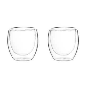 Imagem de Jogo de caneca de vidro duplo com 02 peças - Wincy