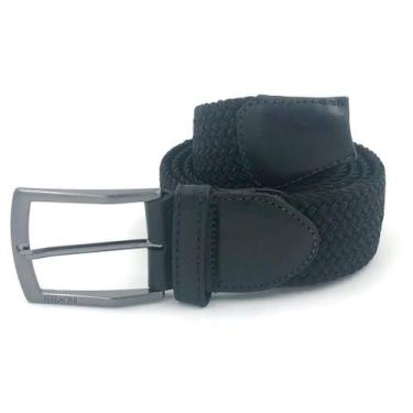 Imagem de Cinto Ferracini Preto Elástico Flex Ajustável 606, Preto, G
