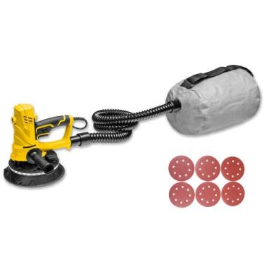 Imagem de Lixadeira de parede com luz led 180 mm 850 watts (220V) - WBR, 220V