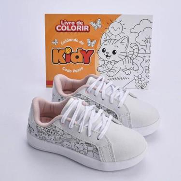 Imagem de Tênis Hype Kidy + Livro Bobbie Goods Meninas - Rosa, 29