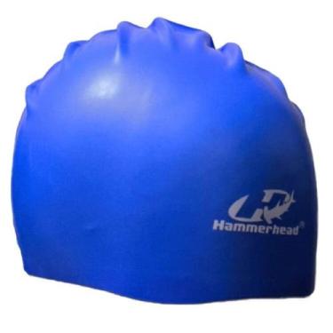 Imagem de Touca Natação Hammerhead Silicone Lisa - Royal