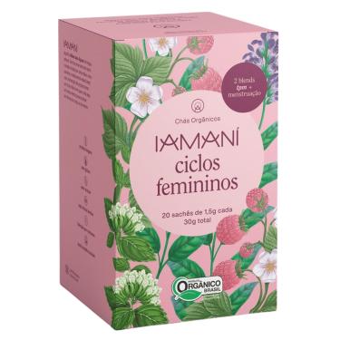 Imagem de Chá Orgânico Ciclos Femininos Iamaní TPM Menstruação 20 sach 