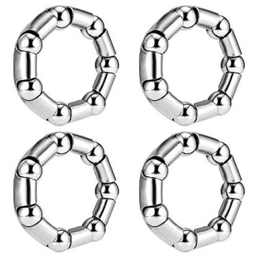 Imagem de Jaceyon Rolamento de esfera, manivela de bicicleta, 0,79 cm x 7 esferas, manivela de bicicleta, 4 peças de substituição para manivela ou suporte inferior