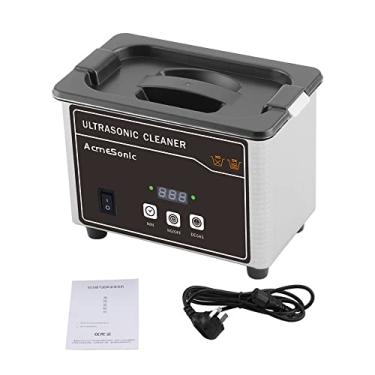 Imagem de Tingpai Máquina de limpeza ult -sônica portátil pequena 0.8L Hz Máquina de limpeza de aço inoxidável de cronomet gem pequena pa uso doméstico Óculos Suspensórios Dentadu s Fer menta de limpeza de