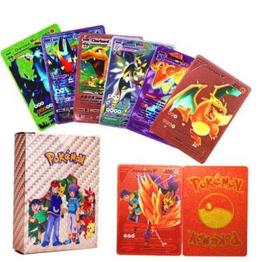 27 Cartas de Pokemon Pretas Cartinhas Deck Cards - Deck de Cartas