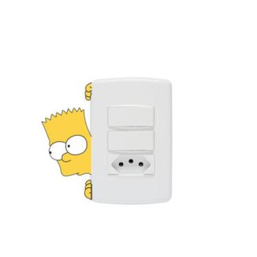 Imagem de Adesivo Interruptor Bart Simpson - Lojinha Da Luc