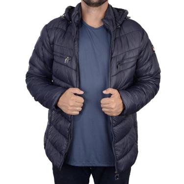 Imagem de Jaqueta Masculina Red Nose Nylon Peluciada Cinza Escuro - 956048-Masculino