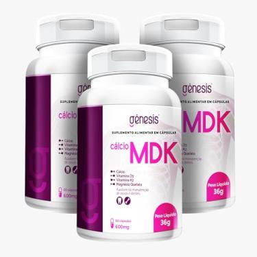 Imagem de CálcioMDK Magnésio, Vitamina D, Vitamina K2 - Genesis (3)