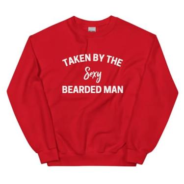 Imagem de Camiseta Taken by The Sexy Bearded Man Honeymoon | Just Married Shirts | Mr and 3, Vermelho, Medium