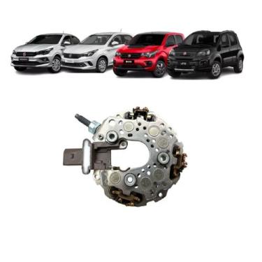 Imagem de Placa Retificadora Regulador Alternador Mobi Novo Uno Argo - Denso