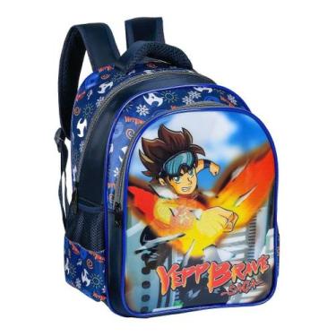 Imagem de Mochila Costas Infantil Escolar Masculina Menino Game Saga - Yepp, Azu