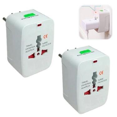 Imagem de Melhor Adaptador Tomada Universal Energia Carregador Bivolt Viagem Int