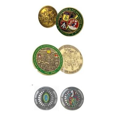 Imagem de Moeda Feb 70 Feb 75 Exército Comemorativas Lote 3 Moedas  - militariza