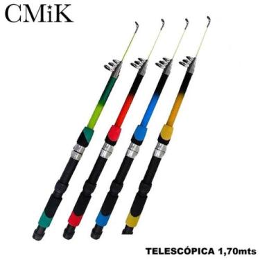 Imagem de Vara De Pesca Para Molinete Telescópica Cmik 1,70mts 12-20Lbs