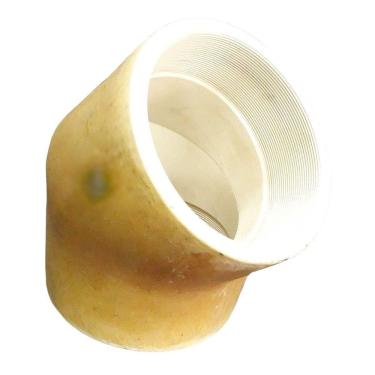 Imagem de Cotovelo Joelho Conexão Hidráulica Roscável 45ºx6 Pvc Fibra