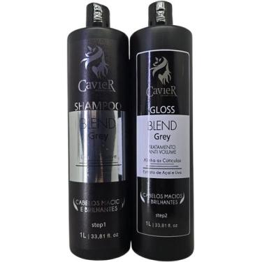 Imagem de Tratamento Anti Volume Blend Grey - Cavier 2 Passos Original - Cavier 