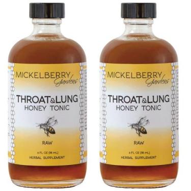Imagem de Honey Tonic Mickelberry Gardens Throat & Lung 120 ml (pacote com 2)