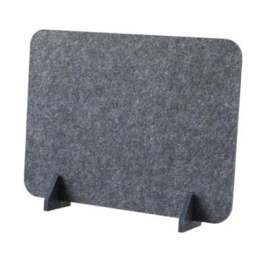 Imagem de ＫＬＫＣＭＳ Divisória de mesa acústica independente, divisória de móveis, mesa de 16 x 12" e painel de privacidade para escritório estudantil, Cinza