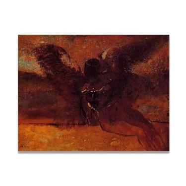 Imagem de Murais The Fall Of Icarus Diego Rivera – Arte de realismo socialista mexicano, muralista do século 235, coleção clássica do museu de Nova York para decoração de casa 60 x 78 cm