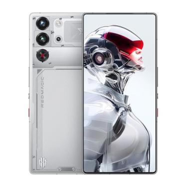 Imagem de REDMAGIC 10S Pro Smartphone, Celular para Jogos 144Hz, Android 5G, 16GB RAM + 512GB ROM, Snapdragon 8 Elite Leading Version, Tela AMOLED 1.5K de 6.85", Câmera de 50MP, Celular Desbloqueado Moonlight