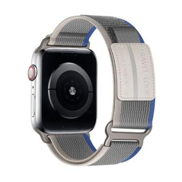 Imagem de Pulseira Nylon Loop Trilha Compatível Com Apple Watch - Baú do Viking,